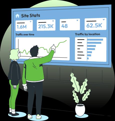 WebSite performance metrics image